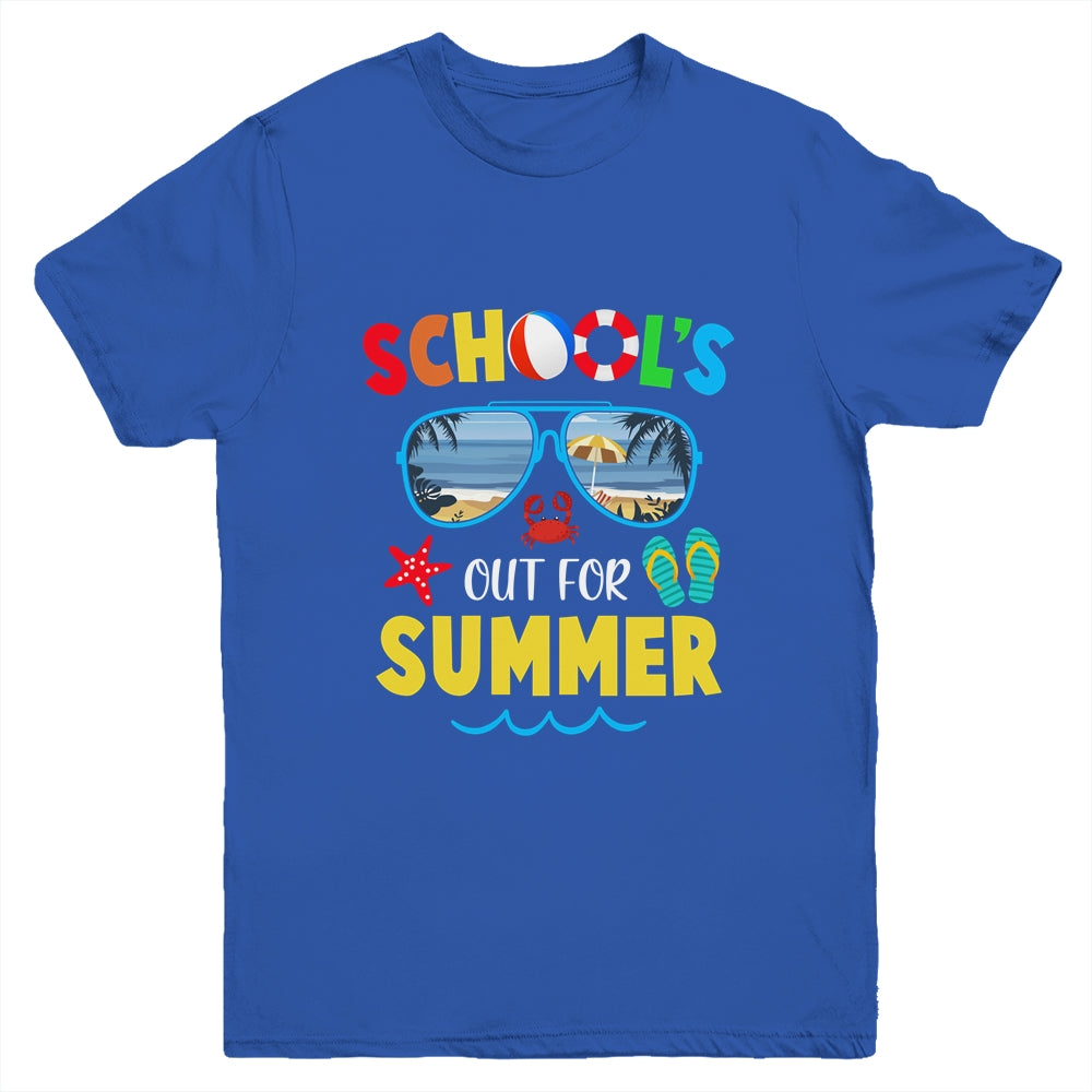 Last Day Of School Schools Out For Summer Vacation Youth Youth Shirt | Teecentury.com