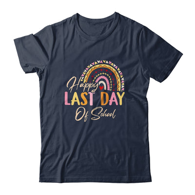 Last Day Of School Teacher Kids Student Graduation Rainbow Shirt & Tank Top | teecentury