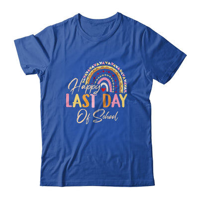 Last Day Of School Teacher Kids Student Graduation Rainbow Shirt & Tank Top | teecentury