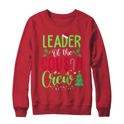 Leader Of The Cousin Crew Funny Christmas Family Gifts T-Shirt & Sweatshirt | Teecentury.com
