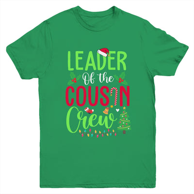 Leader Of The Cousin Crew Funny Christmas Family Gifts Youth Youth Shirt | Teecentury.com