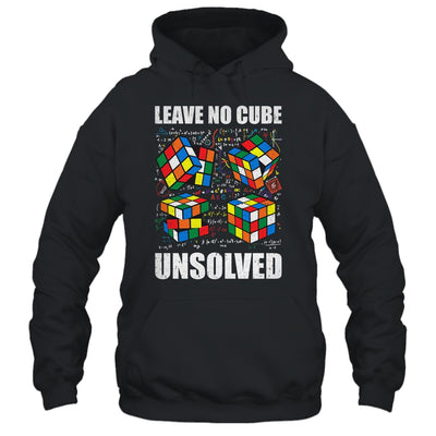 Leave No Cube Unsolved Funny Speed Cubing Math Shirt & Hoodie | teecentury