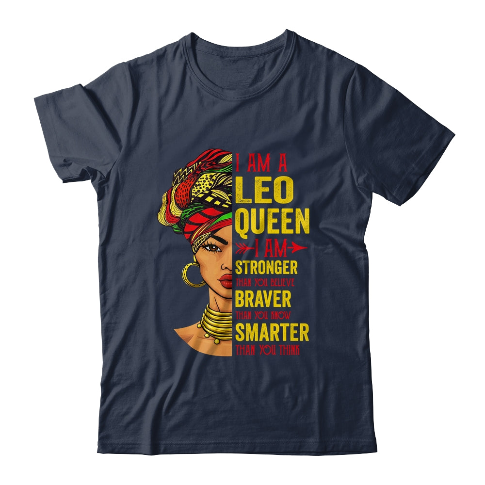 Leo Queen I Am Stronger Birthday For Leo Zodiac Shirt & Tank Top | teecentury