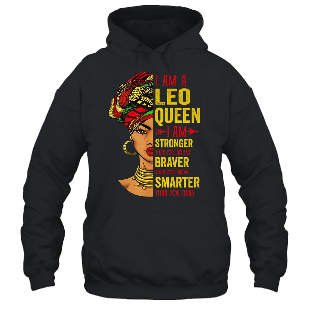Leo Queen I Am Stronger Birthday For Leo Zodiac Shirt & Tank Top | teecentury