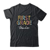 Leopard 1st Grade Teacher First Grade Back to School T-Shirt & Hoodie | Teecentury.com