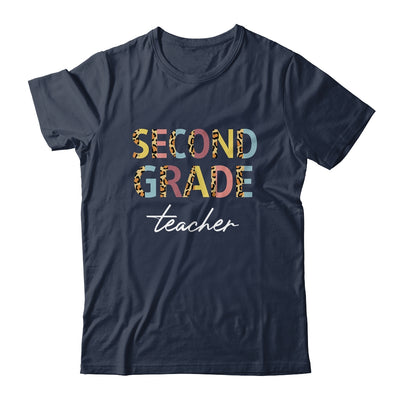 Leopard 2nd Grade Teacher Second Grade Back to School T-Shirt & Hoodie | Teecentury.com