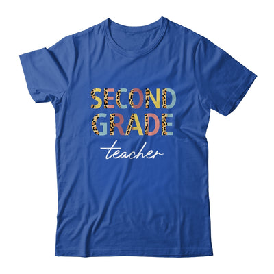 Leopard 2nd Grade Teacher Second Grade Back to School T-Shirt & Hoodie | Teecentury.com