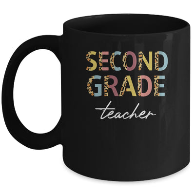 Leopard 2nd Grade Teacher Second Grade Back to School Mug Coffee Mug | Teecentury.com