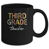 Leopard 3rd Grade Teacher Third Grade Back to School Mug Coffee Mug | Teecentury.com