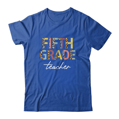 Leopard 5th Grade Teacher Fifth Grade Back to School T-Shirt & Hoodie | Teecentury.com