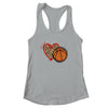 Leopard Basketball Love Heart Basketball Lover Basketball Season T-Shirt & Tank Top | Teecentury.com