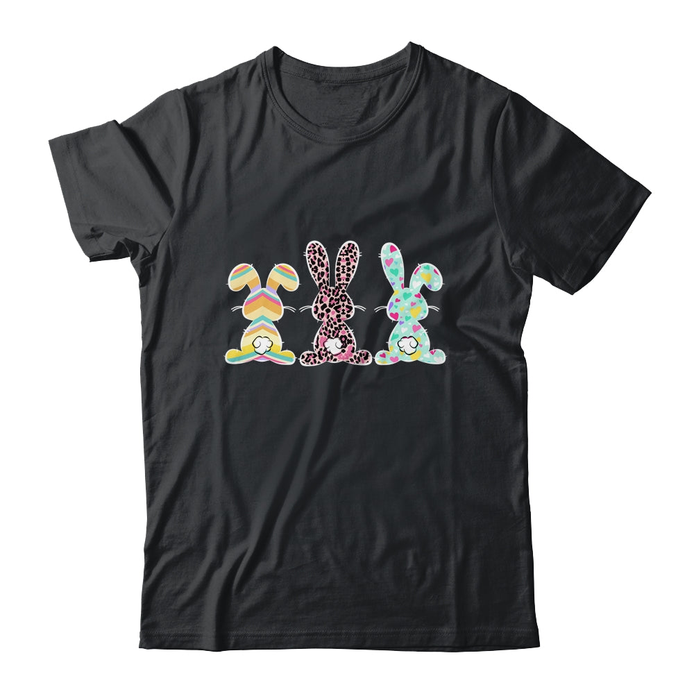 Leopard Easter Bunny Rabbit Cute Happy Easter Day Girls Shirt & Tank Top | teecentury