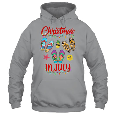 Leopard Flip Flop Christmas In July Xmas Summer Lover T-Shirt & Tank Top | Teecentury.com