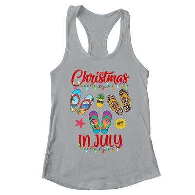 Leopard Flip Flop Christmas In July Xmas Summer Lover T-Shirt & Tank Top | Teecentury.com