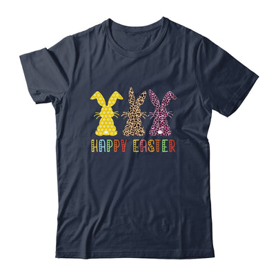 Leopard Happy Easter For Teen Girls Women Easter Day Bunny Shirt & Tank Top | teecentury