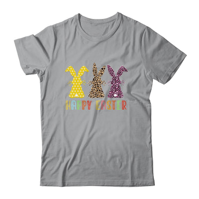 Leopard Happy Easter For Teen Girls Women Easter Day Bunny Shirt & Tank Top | teecentury