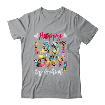Leopard Happy Last Day Of School Teacher Students Graduation Shirt & Hoodie | teecentury