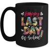 Leopard Happy Last Day Of School Teacher Students Graduation Mug | teecentury