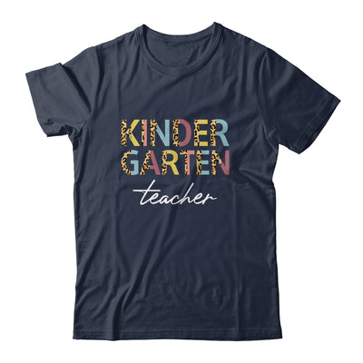 Leopard Kindergarten Teacher Kinder Back to School T-Shirt & Hoodie | Teecentury.com