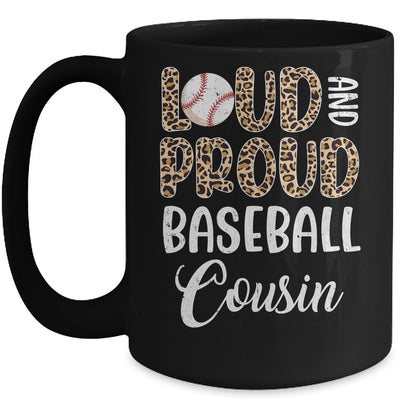 Leopard Loud Proud American Baseball Cousin Family Mug | teecentury