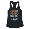 Leopard Loud Proud American Basketball Aunt Family Shirt & Tank Top | teecentury