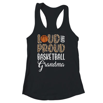 Leopard Loud Proud American Basketball Grandma Family Shirt & Tank Top | teecentury