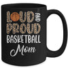 Leopard Loud Proud American Basketball Mom Family Mug | teecentury