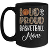 Leopard Loud Proud American Basketball Mom Family Mug | teecentury