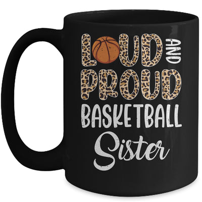 Leopard Loud Proud American Basketball Sister Family Mug | teecentury