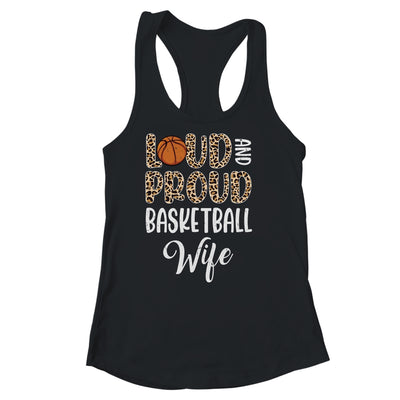 Leopard Loud Proud American Basketball Wife Family Shirt & Tank Top | teecentury