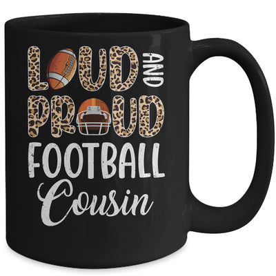 Leopard Loud Proud American Football Cousin Family Mug | teecentury