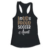 Leopard Loud Proud American Soccer Aunt Family Shirt & Tank Top | teecentury