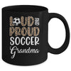 Leopard Loud Proud American Soccer Grandma Family Mug | teecentury