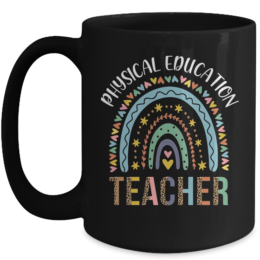 Leopard PE Teacher Physical Education Teacher Mug Coffee Mug | Teecentury.com