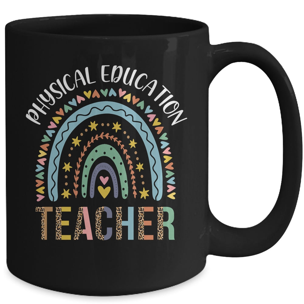 Leopard PE Teacher Physical Education Teacher Mug Coffee Mug | Teecentury.com