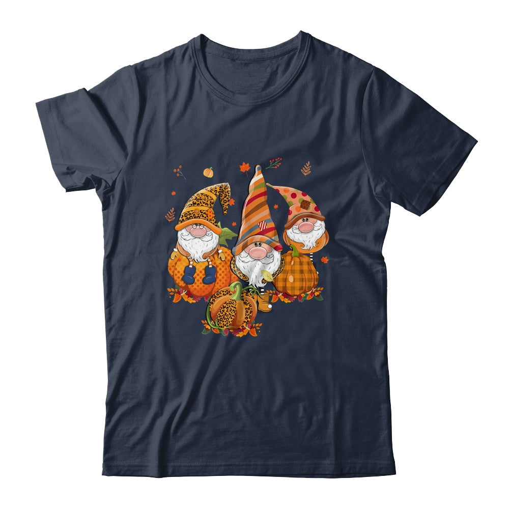 Leopard Pumpkin Print Plaid Gnomes Fall Autumn Thanksgiving T-Shirt & Hoodie | Teecentury.com