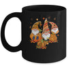 Leopard Pumpkin Print Plaid Gnomes Fall Autumn Thanksgiving Mug Coffee Mug | Teecentury.com