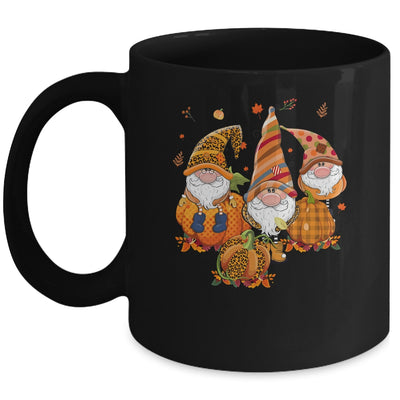 Leopard Pumpkin Print Plaid Gnomes Fall Autumn Thanksgiving Mug Coffee Mug | Teecentury.com