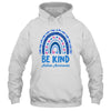 Leopard Rainbow Be Kind Autism Awareness Month Hand Shirt & Hoodie | teecentury