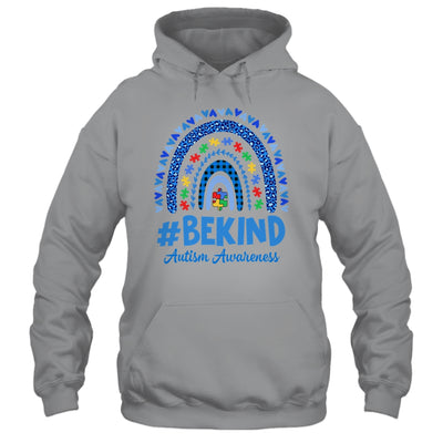 Leopard Rainbow Be Kind Autism Awareness Month Puzzle Shirt & Hoodie | teecentury