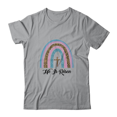 Leopard Rainbow Christian Jesus Happy Easter Day T-Shirt & Hoodie | Teecentury.com