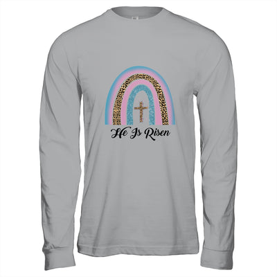 Leopard Rainbow Christian Jesus Happy Easter Day T-Shirt & Hoodie | Teecentury.com