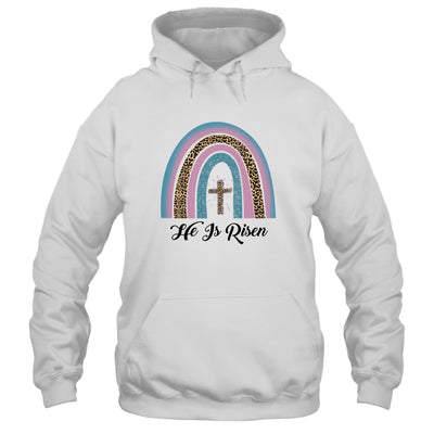 Leopard Rainbow Christian Jesus Happy Easter Day T-Shirt & Hoodie | Teecentury.com