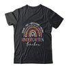 Leopard Rainbow Kindergarten Grade Teacher Where The Adventure Begins T-Shirt & Hoodie | Teecentury.com