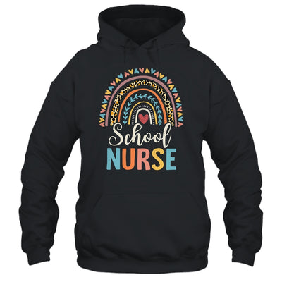 Leopard Rainbow Nursing Nurse Week Back To School Shirt & Hoodie | teecentury