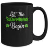 Let The Shenanigans Begin Happy St Patricks Day Shamrock Mug | teecentury