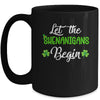 Let The Shenanigans Begin Happy St Patricks Day Shamrock Mug | teecentury