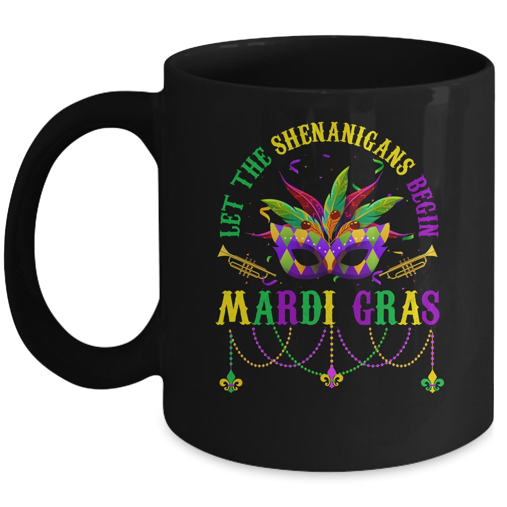 Let The Shenanigans Begin Mardi Gras Kids Men Women Mug | teecentury