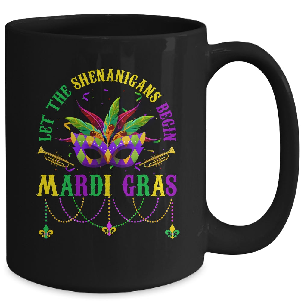 Let The Shenanigans Begin Mardi Gras Kids Men Women Mug | teecentury
