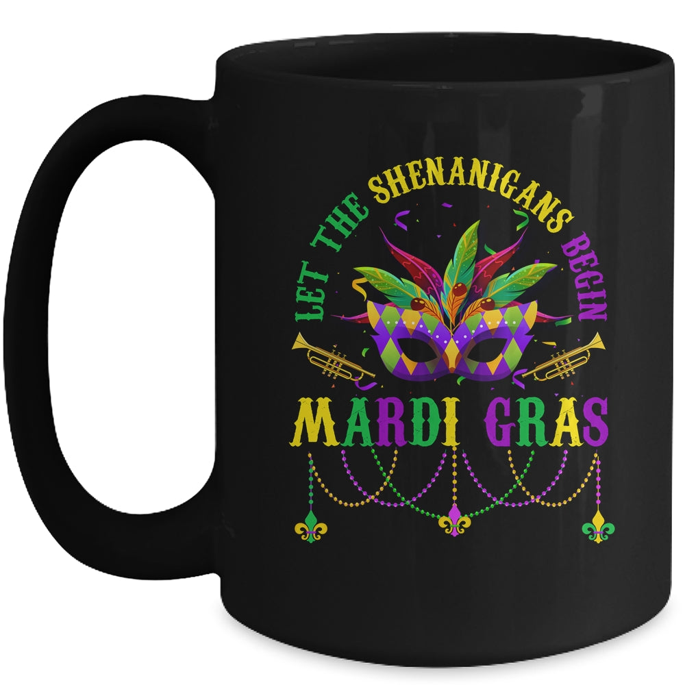 Let The Shenanigans Begin Mardi Gras Kids Men Women Mug | teecentury